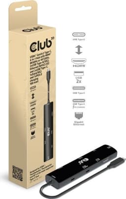 Club 3D 6-in-1 Hub Dockingstation