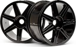 7 Spoke Black Chrome Trophy Truggy Wheel