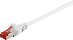 Goobay Netværkskabel CAT 6, S/FTP (PiMF), hvid, 50 m kobberleder (CU), halogenfri kabelkappe (LSZH)