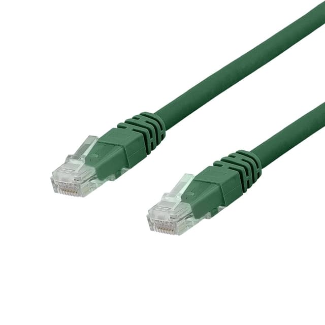 DELTACO U/UTP Cat6a patchkabel, LSZH, 0,3m, Green