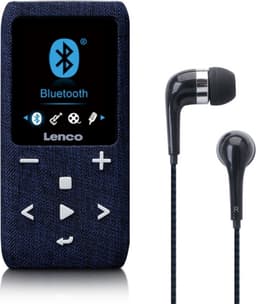 Lenco MP3/MP4-afspiller med Bluetooth® 8 GB Micro SD-kort Blå