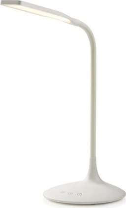 Nedis LED bordlampe | Dimbar | 250 lm | Oppladningsbar | Touch Function | Hvit