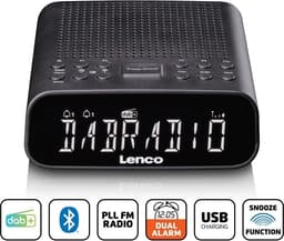 Lenco DAB-FM clockradio med Bluetooth®