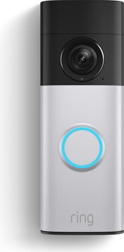 Ring Battery Video Doorbell Plus Retinal 2K ringklocka - silver