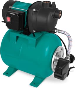 VONROC Husvandværk - Vandpumpe - hydrophor pumpe / Automatisk pumpe | 19L Tank | Rustfri stål | sæt med trykafbryder - 800W  | 3300l/h