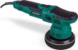 VONROC Dual action polisher 650W – 125mm | Incl. 1 polishing pad and backing plate