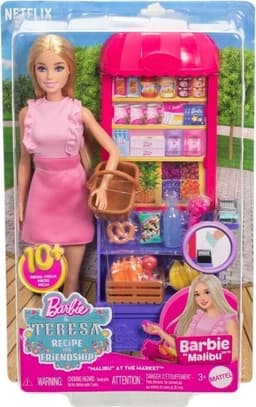 Barbie Oppskrift på vennskap Malibu shoppingsett - (960-2516)