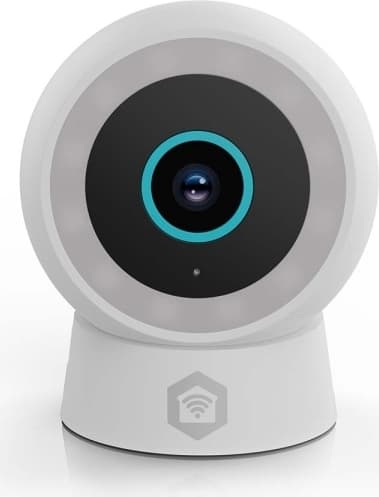 Nedis SmartLife Utomhus Kamera | Spotlight | 3MP Full HD 1296p | IP65 | microSD (ingår inte) / Molnlagring (tillval) / Onvif | 5 V DC | Rörelsesensor