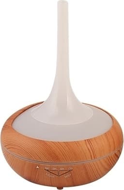 Luftfuktare trä LED-lampa, Ljust trä 240 ml