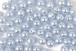 Plastpärlor 5mm 500g, Ljusblå