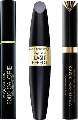 Max Factor 3-pakning Mascara Mix 2000 Calorie + False Lash Effect + Masterpiece Max