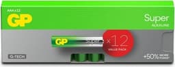 GP Batteri Super Alkaline AAA LR03 12-Pak