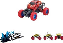 Mini monstertruck 4x4 1:70, rød
