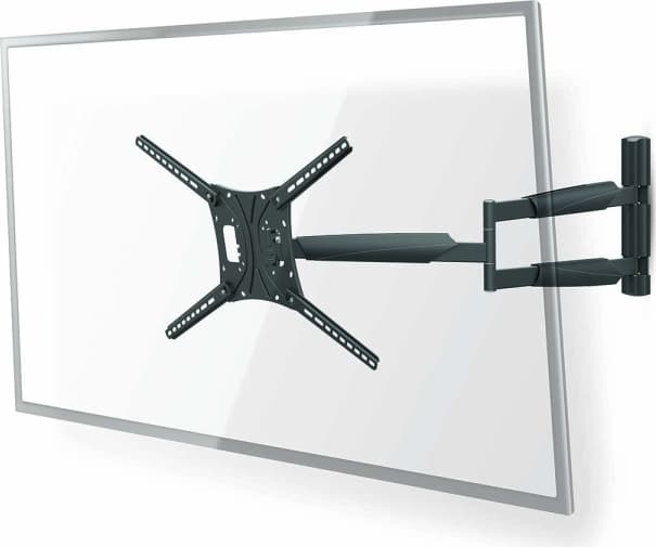Nedis Tilt och vridbart TV väggfäste | 13 - 86 "" | Maximal skärmvikt som stöds: 60 kg | Går att tilta | Roterbar | Minsta väggdistans: 70 mm | Maximalt väggavstånd: 1020 mm | 3 Ledpunkt(er) | ABS / Stål | Svart
