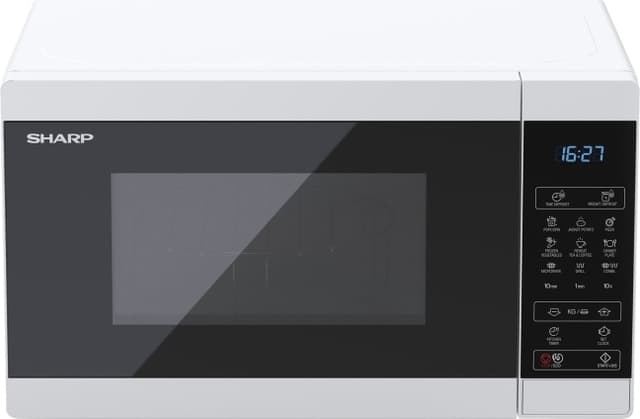 Sharp YC-MG02E-W Mikrobølgeovn med grill Hvid