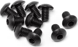 Button Head Screw M4X6Mm (Hex Socket/10Pcs)