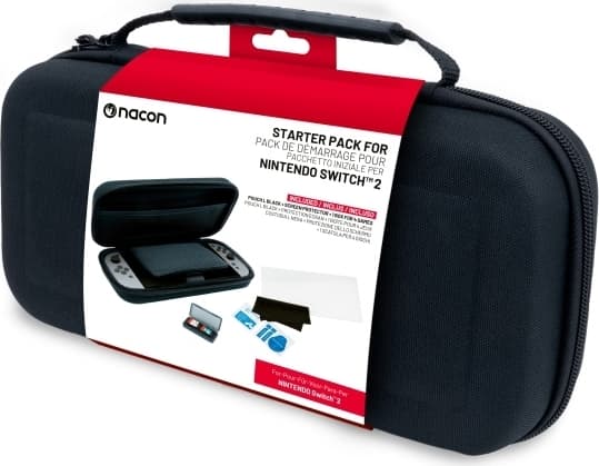NACON Bigben Pack Pouch + Skærmbeskyttelse + Spiltasker til Nintendo Switch II