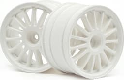 WR8 Tarmac-hjul hvit (2,2 tommer/57X35 mm/2 stk.)