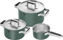 Zwilling Pure gryde- og pandesæt, 3 dele - Grøn
