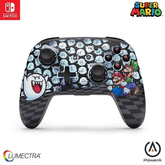 PowerA Förbättrad trådlös handkontroll - Mario Peek-A-Boo (Lumectra)/ Nintendo Switch