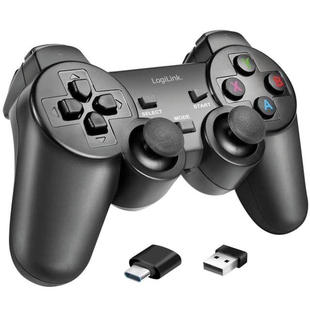 LogiLink Gamepad Trådlös 2,4 GHz