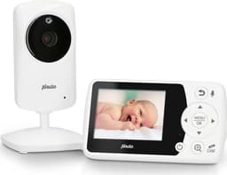 Alecto Babyalarm med kamera og 2,4"" farveskærm hvid