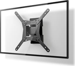 Nedis Full Motion TV Veggfeste | 10 - 32 "" | Maximum skjerm vekt: 30 kg | Tiltbar | Roterbar | Minimum vegg avstand: 68 mm | Maksimum vegg avstand: 68 mm | 1 Pivotpunkt(er) | Stål | Sort
