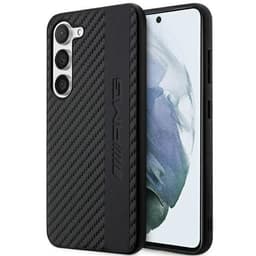 AMG Galaxy S23 Etui Carbon Stripe & Præget - Sort