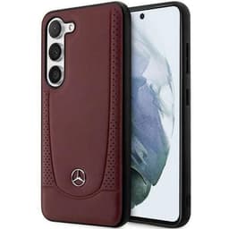 Mercedes Galaxy S23 Plus Cover Læder Urban Bengal - Rød