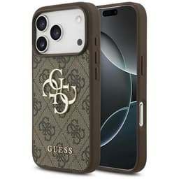 Guess Mobilskal till iPhone 17 Pro 4G Big Logo - Brun