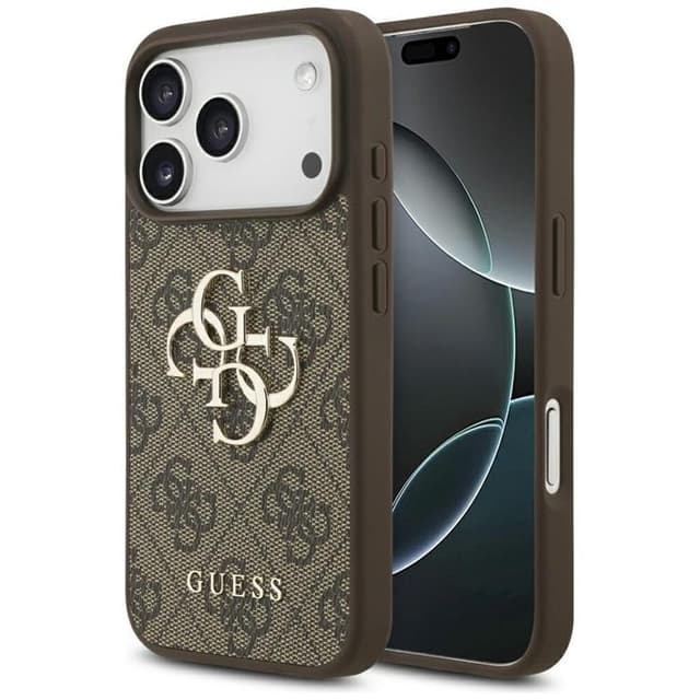 Guess Mobilskal till iPhone 17 Pro 4G Big Logo - Brun