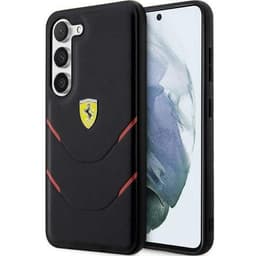Ferrari Galaxy S23 Plus Taske Hot Stamp Lines - Sort