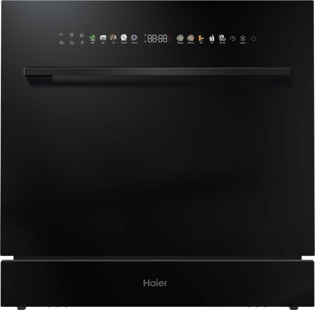 Haier kompakt opvaskemaskine XPI 8D9FFB (sort)