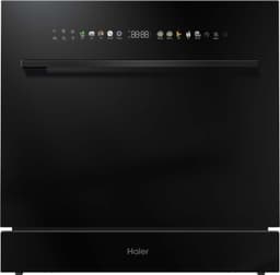 Haier XPI 8D9FFB Kompakt Opvaskemaskine (sort)