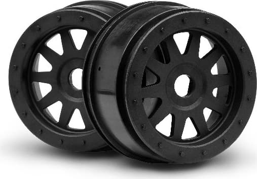 HPI Tr-10 Glue-Lock Wheel Black (120X60Mm/2Pcs)