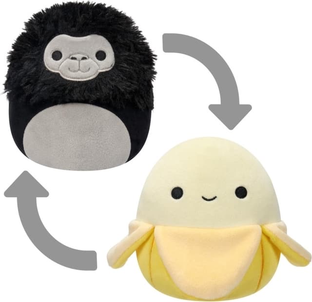 Squishmallows 13 cm P18-gosedjur – Flip A Mallows – Junie och Aron