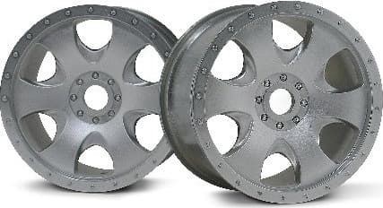 HPI Warlock Wheel Matt Chrome(83X56Mm/2Pcs)
