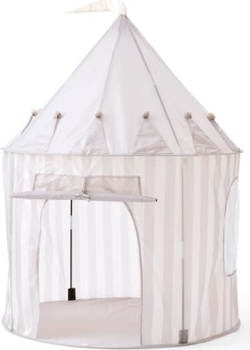 Kids Concept Star - Play Tent with Stripes, Grey - (1000926)