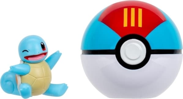 Pokémon Clip N Go Squirtle med Lure Ball (PKW4164)