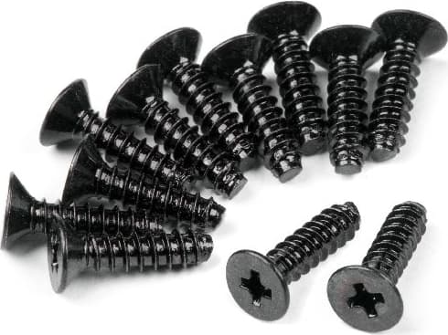 TP FLAT HEAD SCREW M2.6X10MM (12PCS)