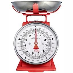 Terraillon Kjøkkenvekt Tradition 500 Dual Red 1L skål, 5 kg