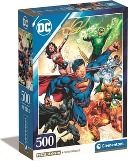 Clementoni 500 stk CB Collection DC Comics i høj kvalitet