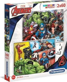 Clementoni 2x60 puslespill Kids Avengers