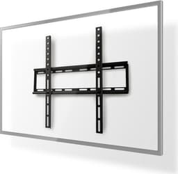 Nedis Fast TV väggfäste | 23 - 55 "" | Maximal skärmvikt som stöds: 35 kg | Minsta väggdistans: 23 mm | Stål | Svart