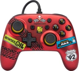 PowerA Nano trådbunden handkontroll, Mario Kart: Racer Red, Switch
