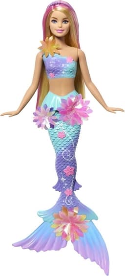 Barbie Blomstrende magisk hvid havfruedukke (JDM72)