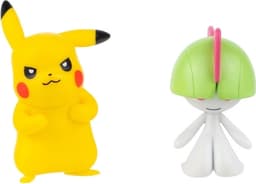 Pokémon Kampfigurer, 2-pakning – Ralts & Pikachu (PKW4059)