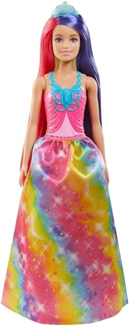 Barbie Dreamtopia - Prinsessedukke med langt hår (GTF38)