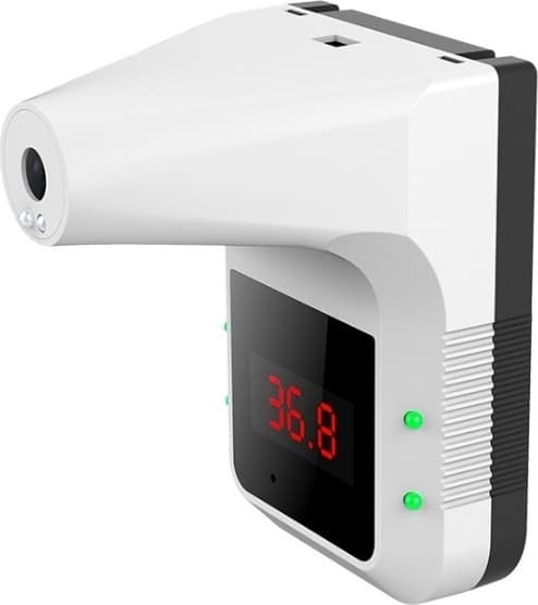 Vægmonteret termometer med IR-teknologi, ideelt til kontorer