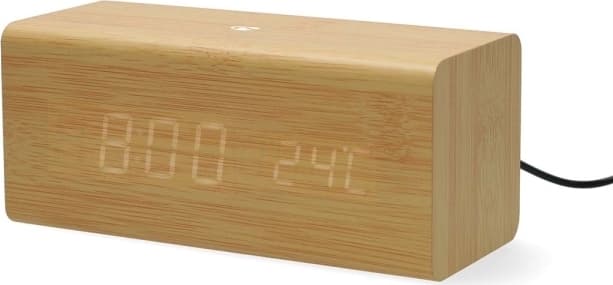 Nedis Digital klockradio | LED | USB-C™ Female | FM | Snooze-funktion | Sov timer